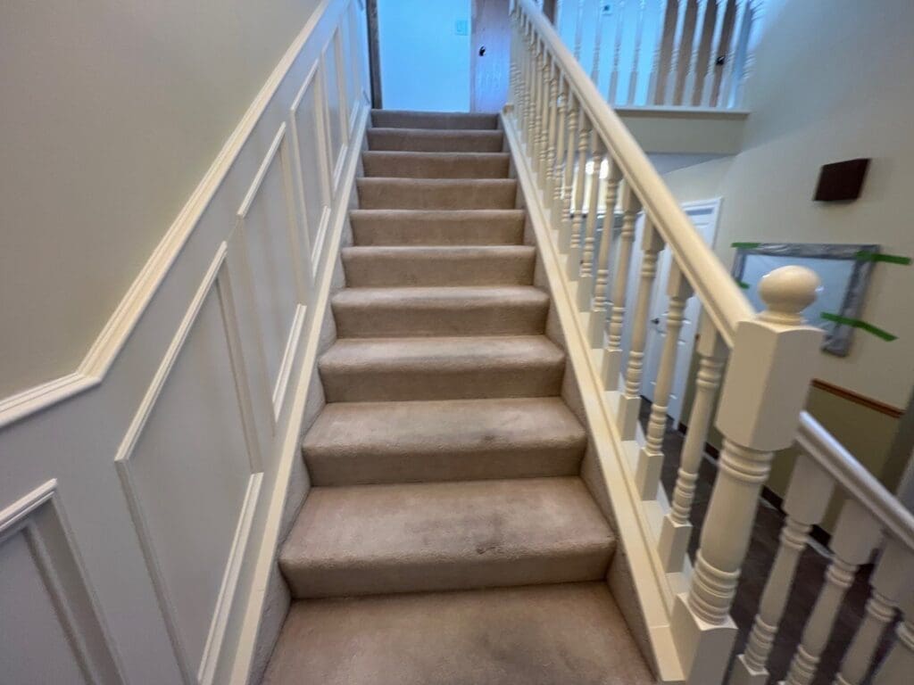 Oak Cabinetry Painted White after 3