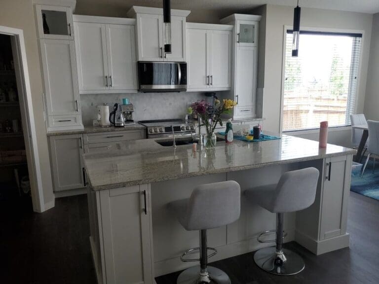 Brown Cabinets Two-Tone after 12