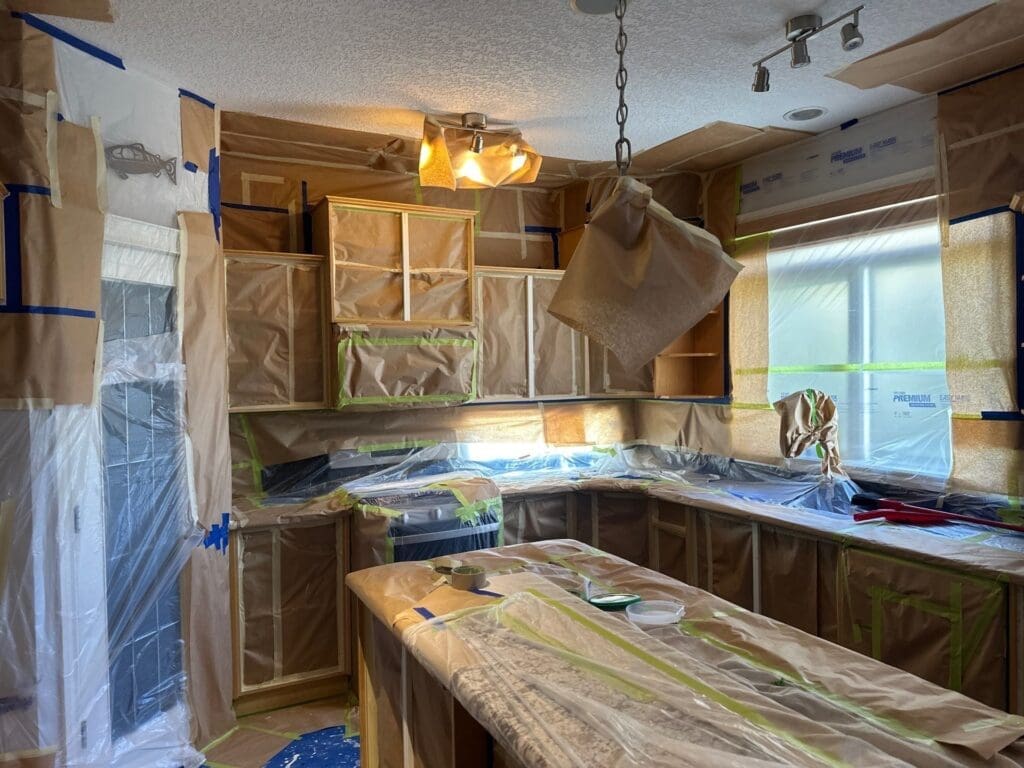 white kitchen prep 1