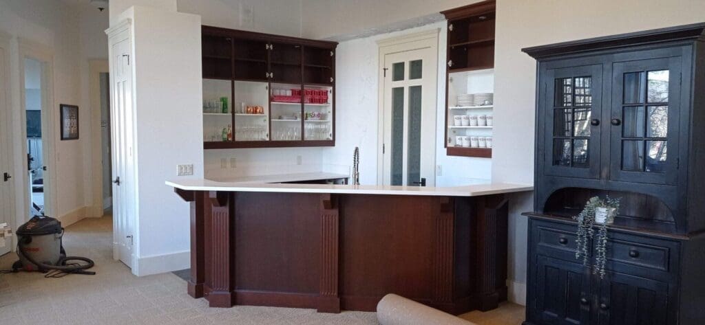 stylish mantel before 3