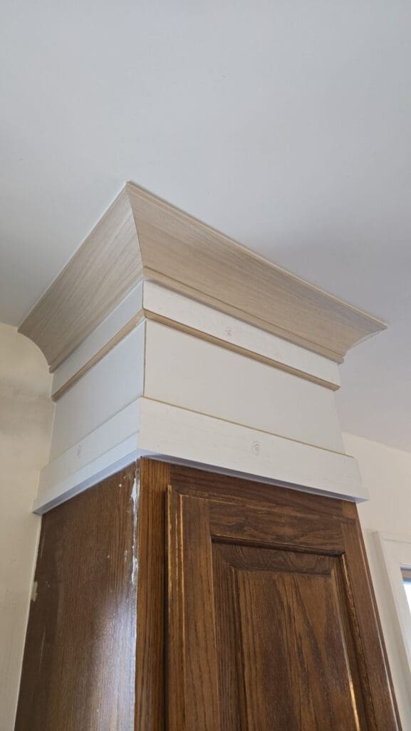 Two tone bright kitchen 15