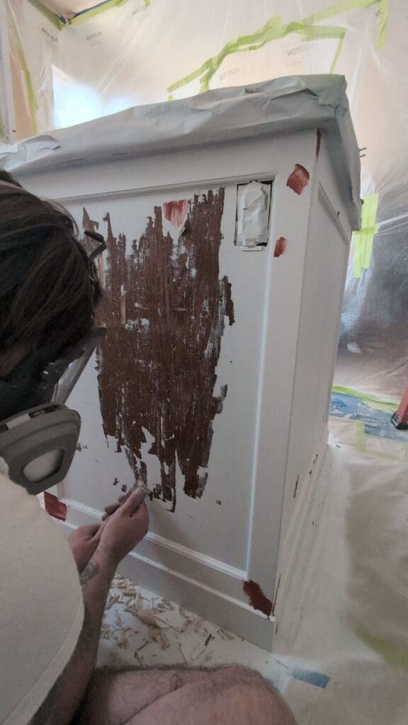 Two tone bright kitchen 7