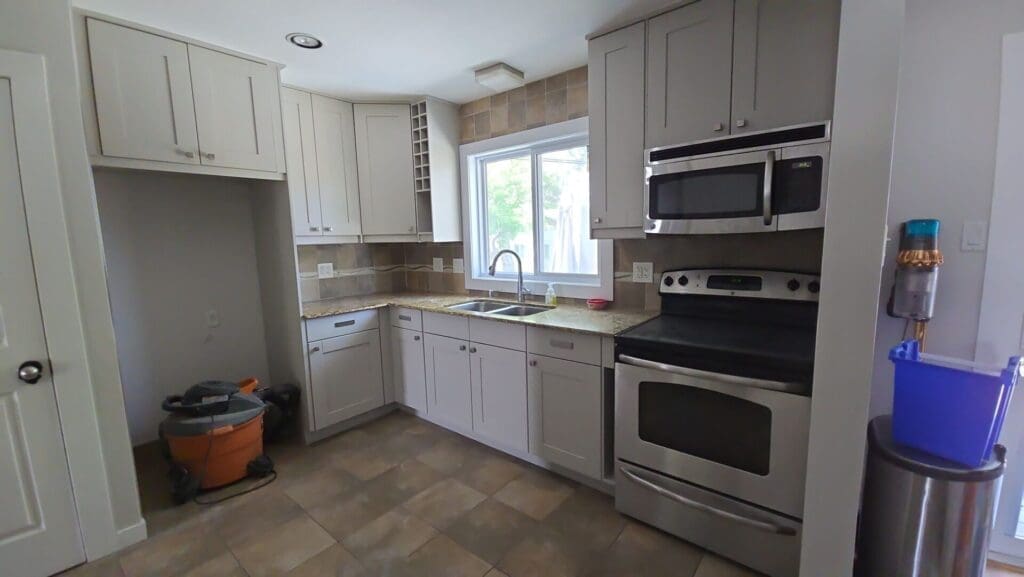 cherry to grey kitchen 2