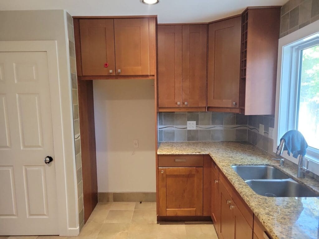 cherry to grey kitchen 9