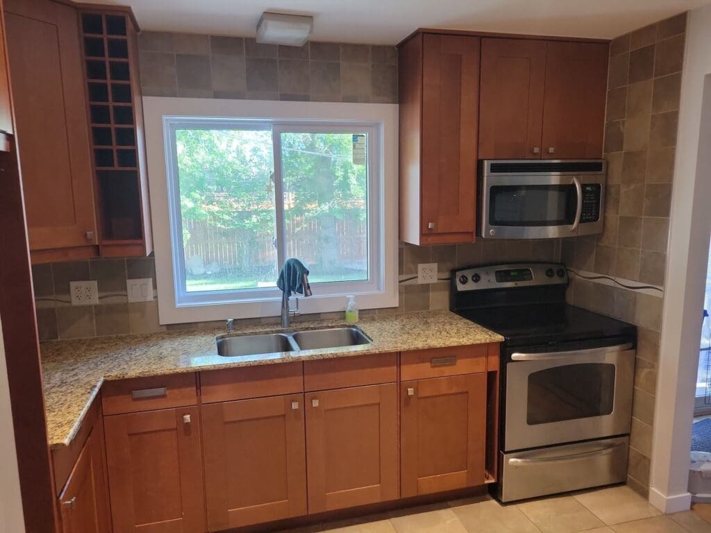 cherry to grey kitchen 11