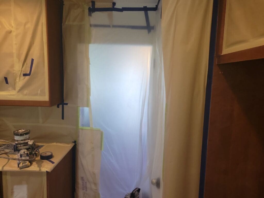 cherry to grey kitchen 7