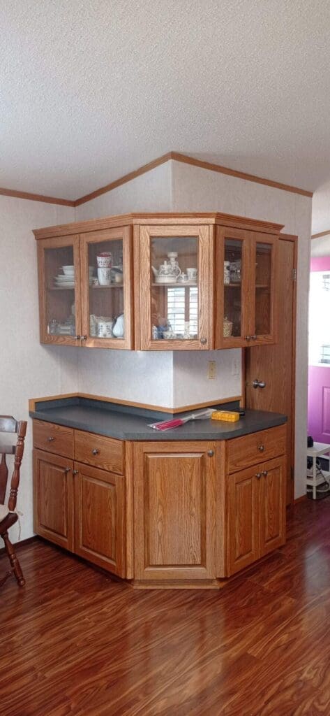 two-tone blue kitchen 10